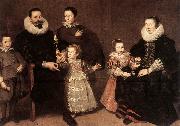 VLIEGER, Simon de Family Portrait ert painting